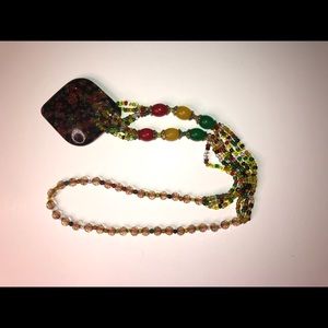 Straight from Africa real stone necklace
